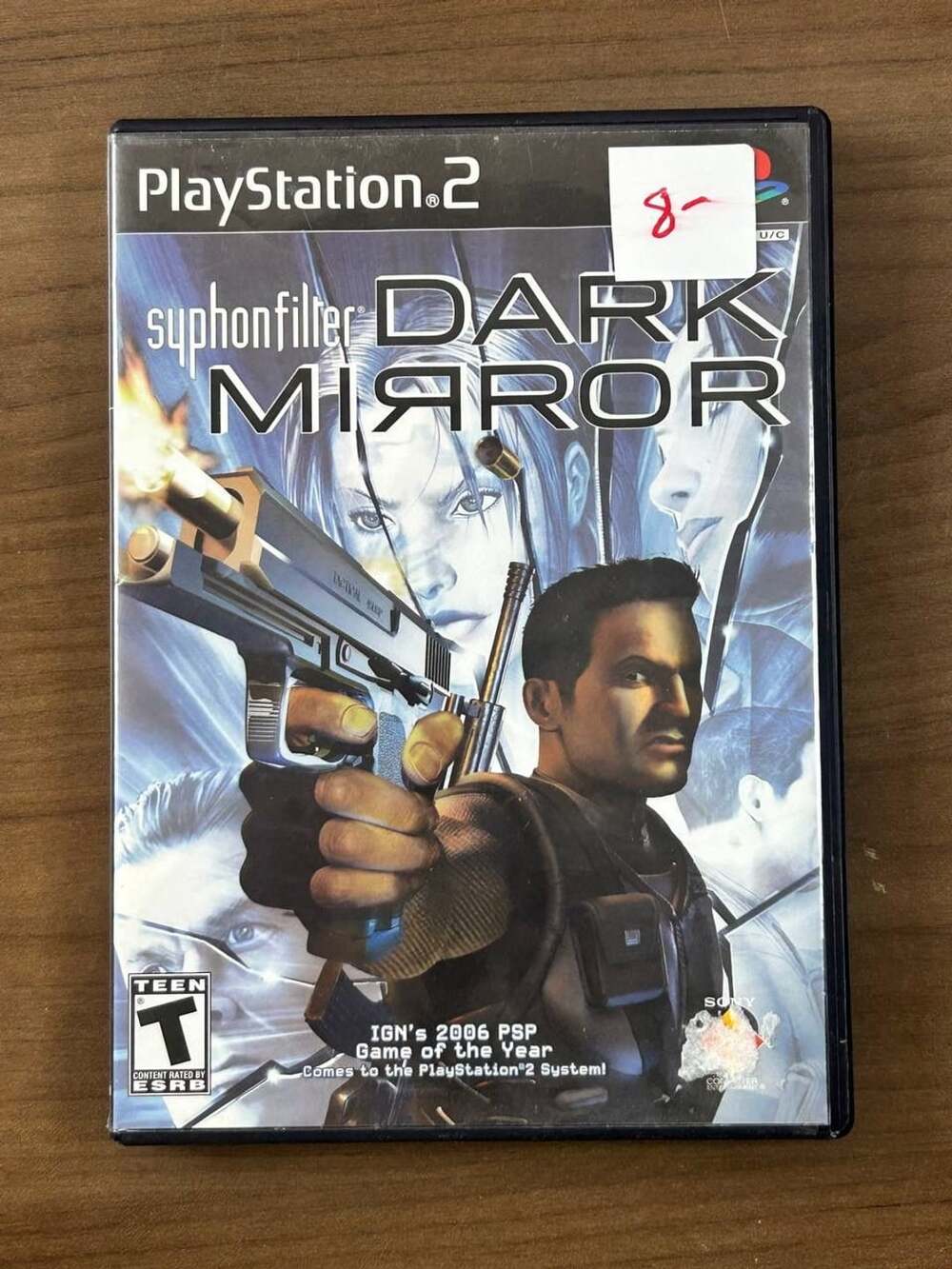 Syphon Filter Dark Mirror Sony PlayStation 2 PS2 2006 Disc Case No Manual